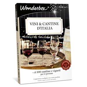 Idee regalo Cofanetto Vini & cantine d'Italia. Wonderbox Wonderbox