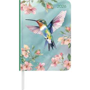 Cartoleria ALPHA EDITION - Agenda 2026, 10,7x15,2 cm, Daily Journal Hummingbird Alpha Edition