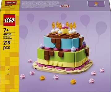 Giocattolo LEGO (40815). Torta della festa di compleanno LEGO