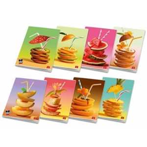 Cartoleria Quaderno Maxi Pigna Fruits 42 fogli. Quadretti da 5 mm senza margine, 2ª-3ª elementare Pigna