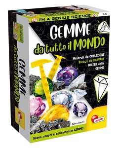 Giocattolo I'm a Genius Scienza Pocket Gemme da Tutto Il Mondo Lisciani
