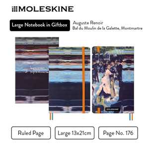 Cartoleria Taccuino Large a Righe con Box  Impressionismo (senza logo) Moleskine