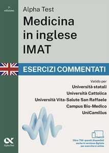 Libro Alpha Test. Medicina in inglese IMAT 2026-2027. Esercizi commentati. Per test di ammissione universitari. Con simulatore online Stefano Bertocchi Doriana Rodino Carlo Tabacchi