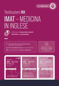 Libro Testbusters IMAT. Test di medicina in inglese. Kit. Con simulatore e app 